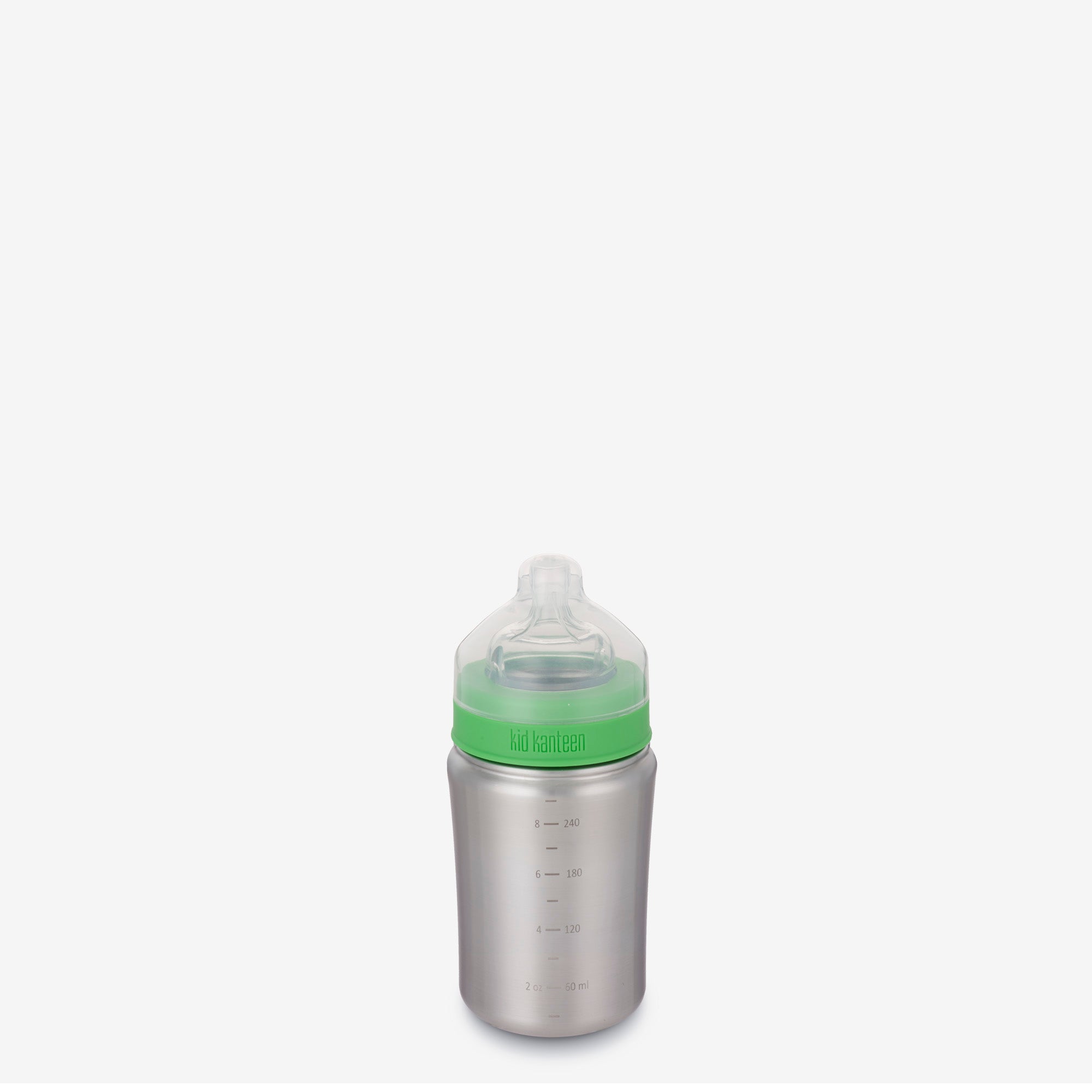 9oz Double Wall Insulated Thermos Stainless Steel Baby Feeding Bottle With  Silicone Natural Vent Nipple - Buy Stainless Steel Baby Feeding Bottle,Baby
