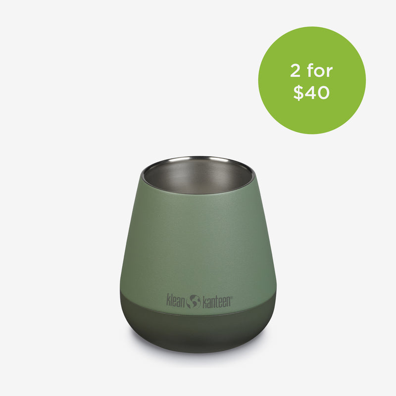 Wine Tumbler - Sea Spray green color - 2 for $40