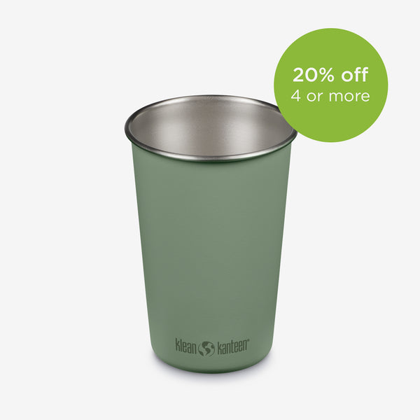 16oz Steel Pint Cup - Sea Spray color - 20% off 4 or more