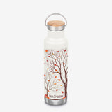 Limited Edition 20 oz Classic Insulated Water Bottle with Bamboo Cap - Fall Leaves