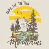 Take Me To The Mountains graphic artwork