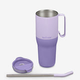 36oz Tumbler with Lid and Straw - seperate