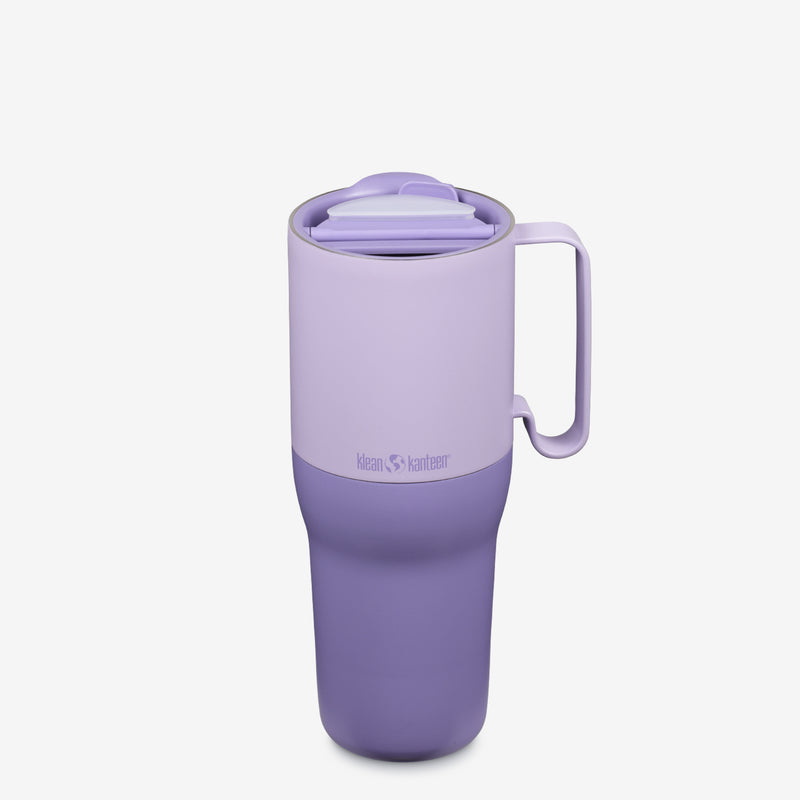 36oz Tumbler with Flip Lid open