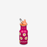 12oz Kid's Sippy Bottle - Happy Flowers design