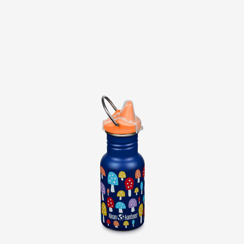 12oz Kid's Sippy Bottle - Mushrooms design