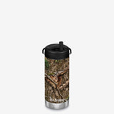 12 oz Insulated Water Bottle with Straw Lid - Mossy Oak design