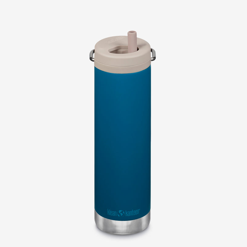 20 oz Insulated Bottle with Straw Cap - Corsair blue