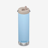 20 oz Insulated Bottle with Straw Cap - Clear Sky blue