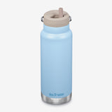 32 oz Water Bottle with Straw - Clear Sky blue