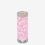 Limited Edition 16 oz TKWide Insulated Coffee Tumbler with Café Cap - Love Love Love