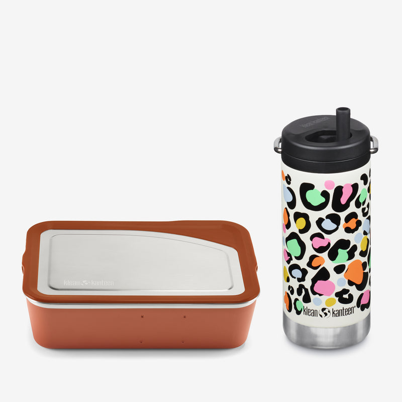 Kid's Lunch Box and Bottle Set