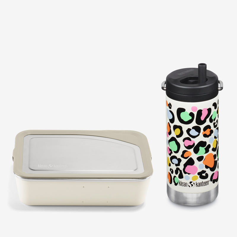 Kid's Lunch Box and Bottle Set