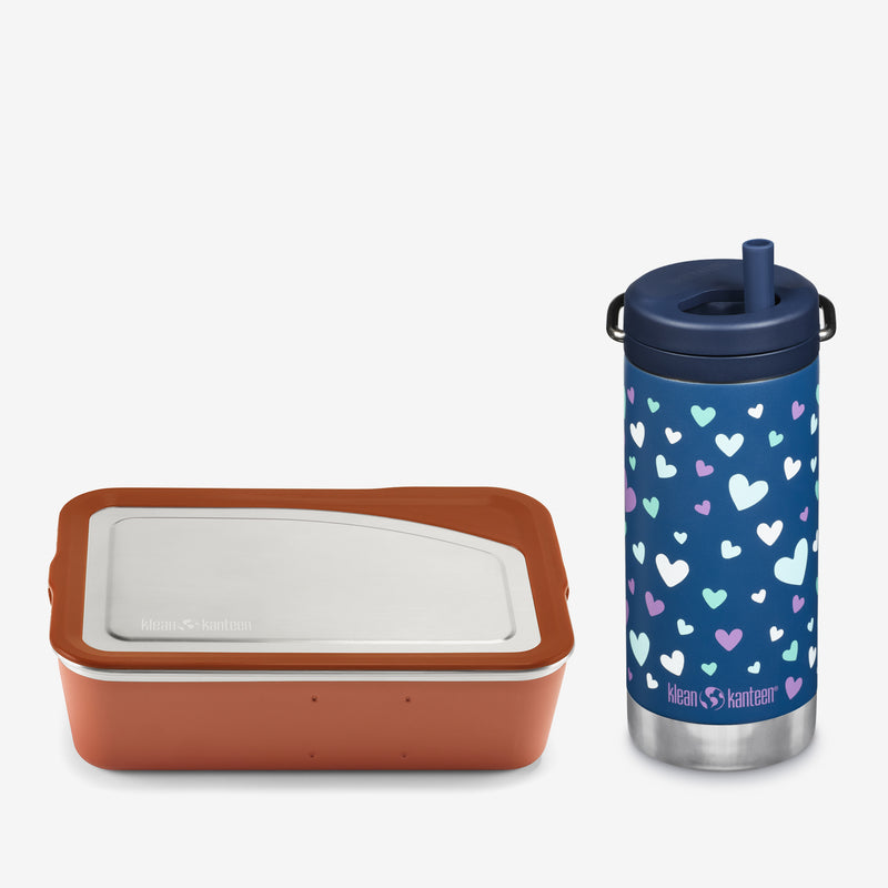 Kid's Lunch Box and Bottle Set