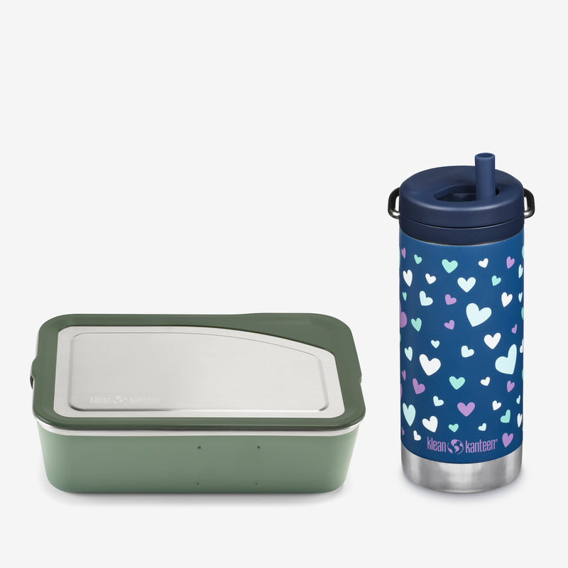 Kid's Lunch Box and Bottle Set