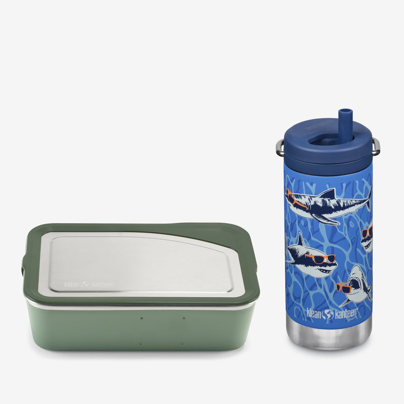 Kid's Lunch Box and Bottle Set