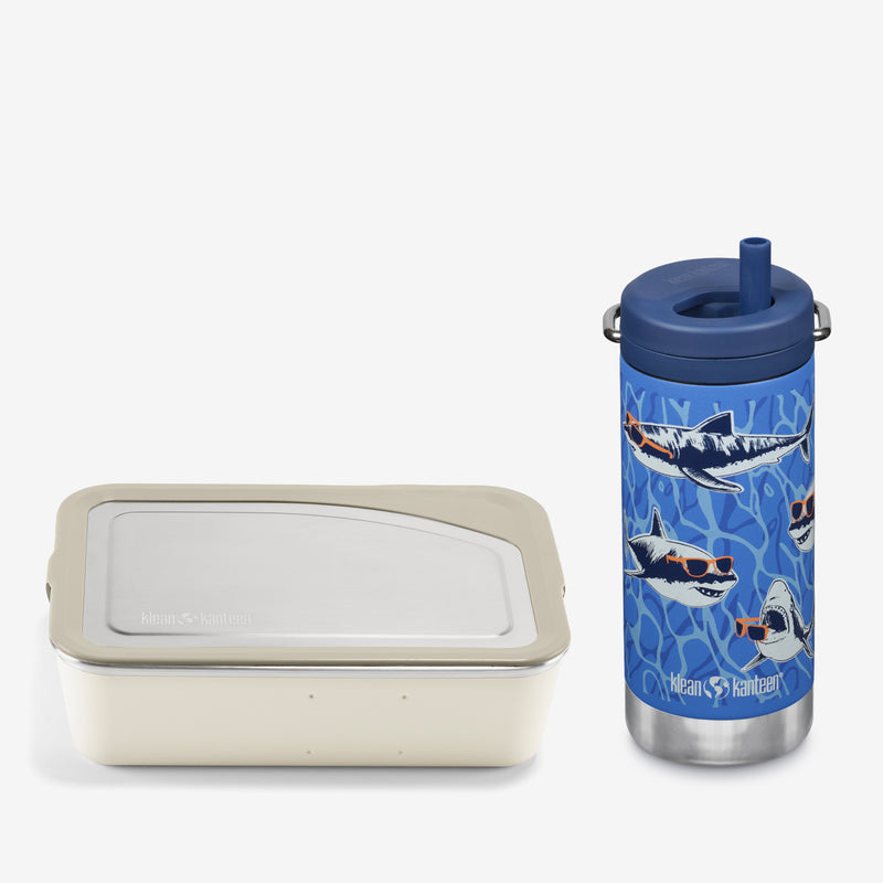 Kid's Lunch Box and Bottle Set