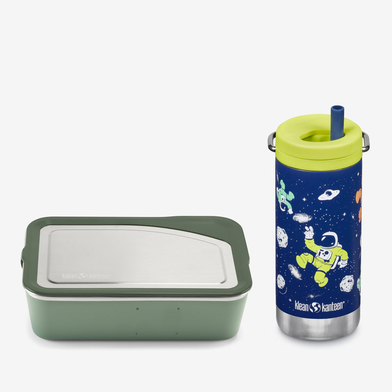 Kid's Lunch Box and Bottle Set