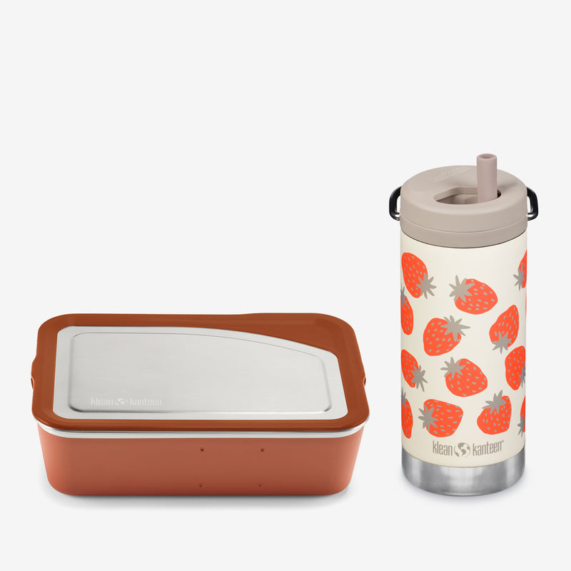 Kid's Lunch Box and Bottle Set