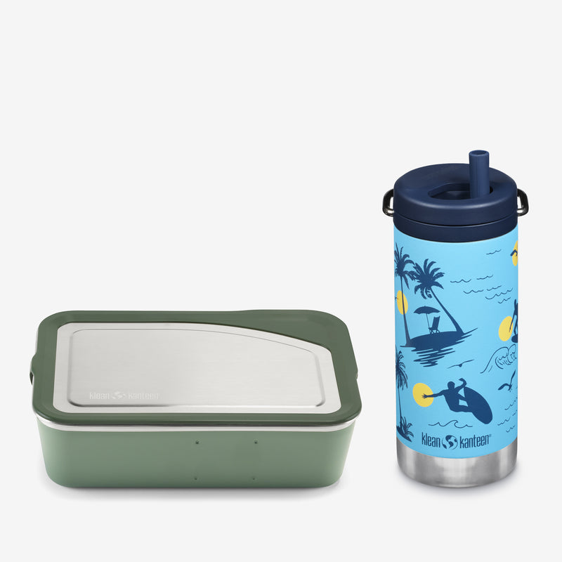 Kid's Lunch Box and Bottle Set