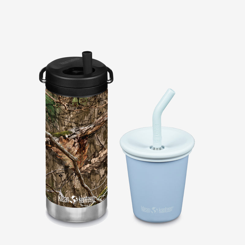 Kid's Sippy Cup and Wide Water Bottle Set