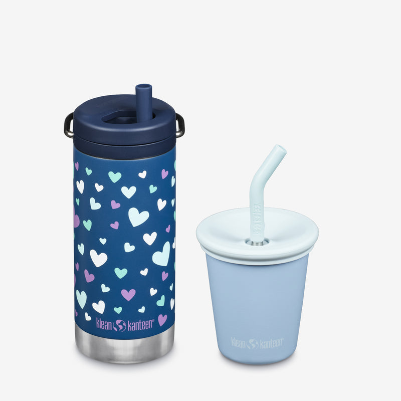 Kid's Sippy Cup and Wide Water Bottle Set