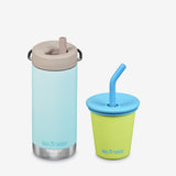 Kid's Sippy Cup and Wide Water Bottle Set