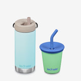 Kid's Sippy Cup and Wide Water Bottle Set