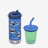 Kid's Sippy Cup and Wide Water Bottle Set