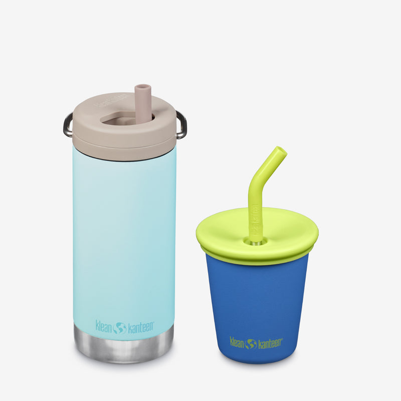 Kid's Sippy Cup and Wide Water Bottle Set