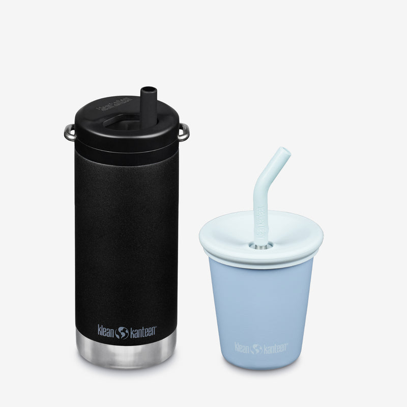 Kid's Sippy Cup and Wide Water Bottle Set