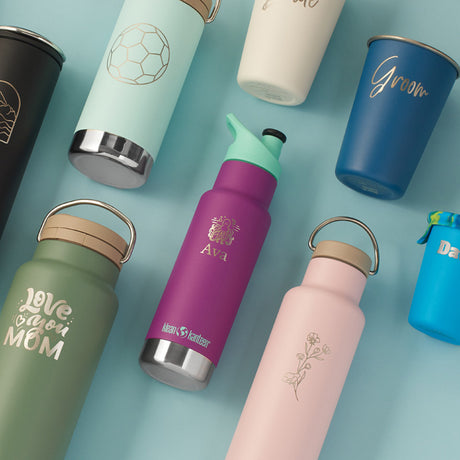 14oz Personalized Pastel Tumbler Thermos Stainless Steel Water Bottle