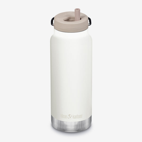 32 oz Water Bottle with Straw - Tofu white