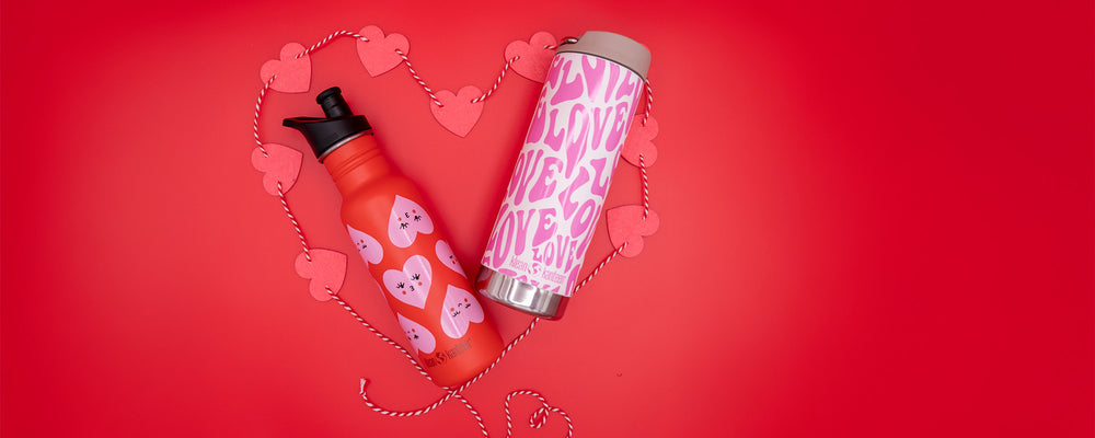 Valentine's Day Graphics Water Bottles