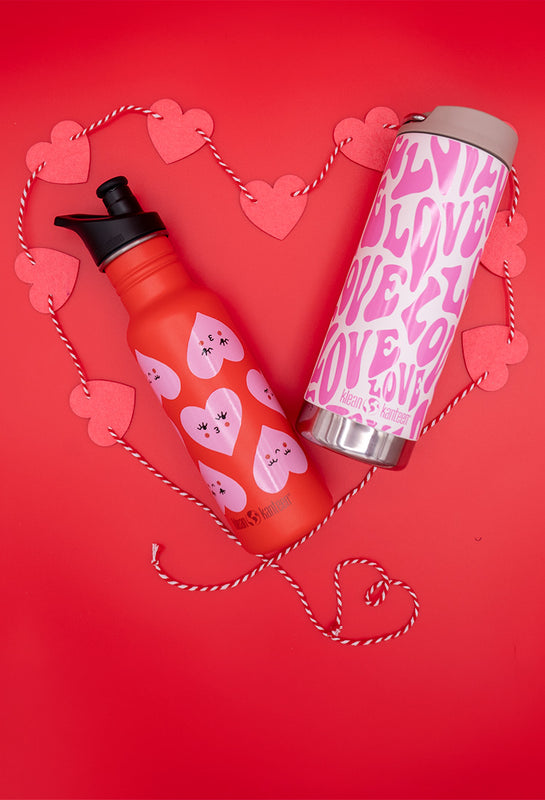 Valentine's Day Graphics Water Bottles