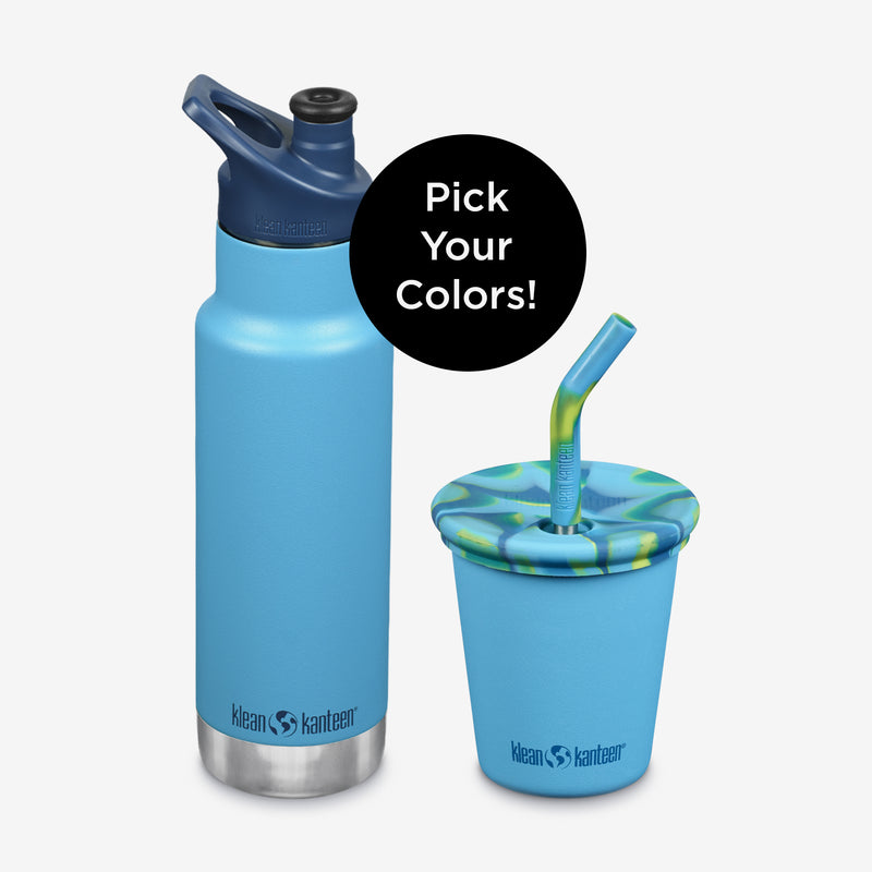 Kids' Sippy Cup and Water Bottle Set