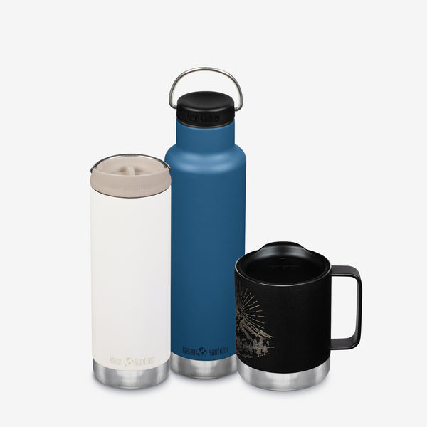 Klean Kanteen Family Set - Big Meal Lunch Snack Sea Spray 1010629
